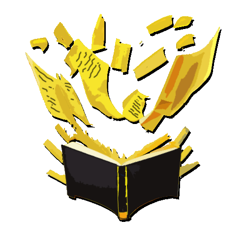 Yellow pages graphic.